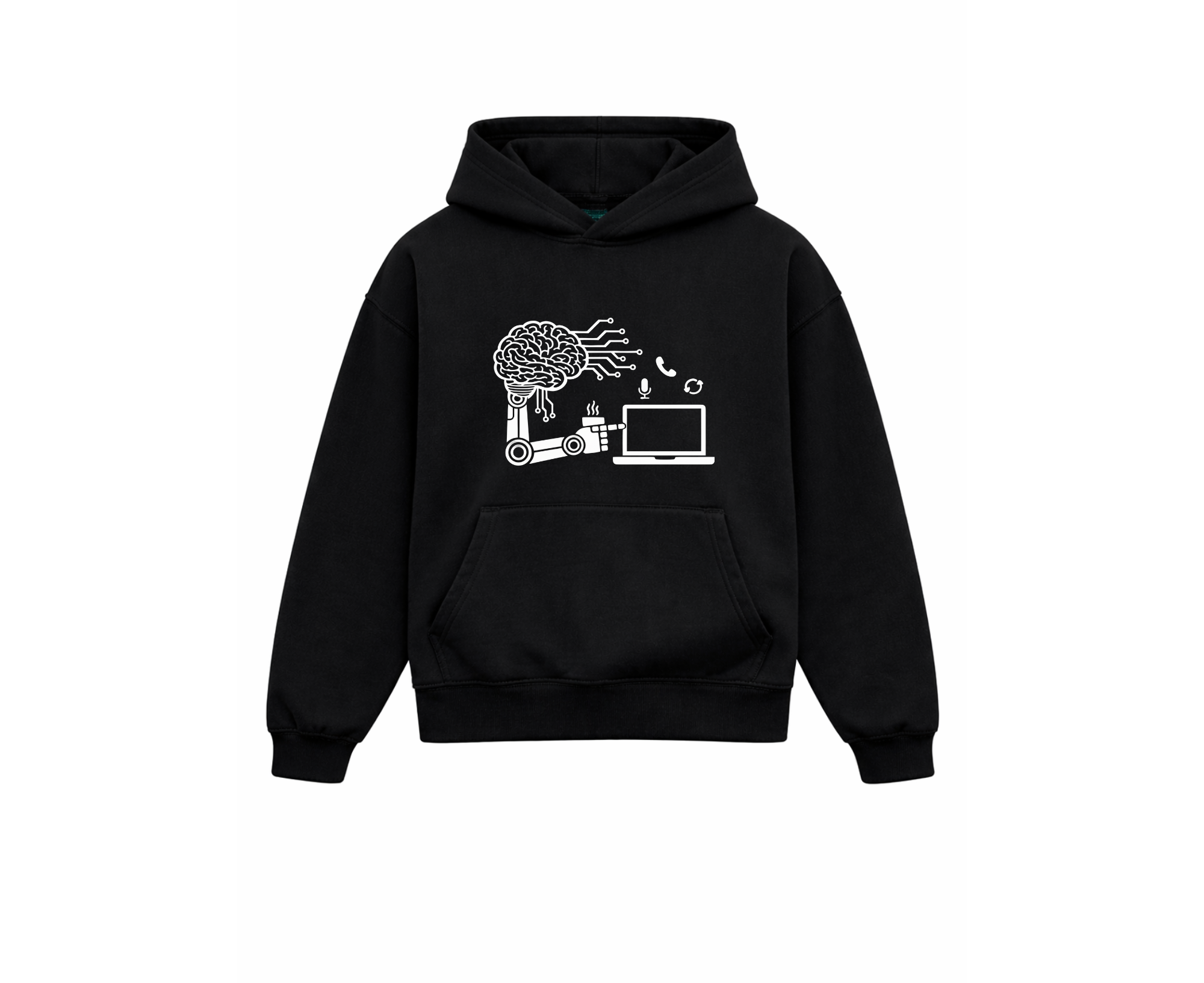 CMD Hoodie Over Size – BrainToCode