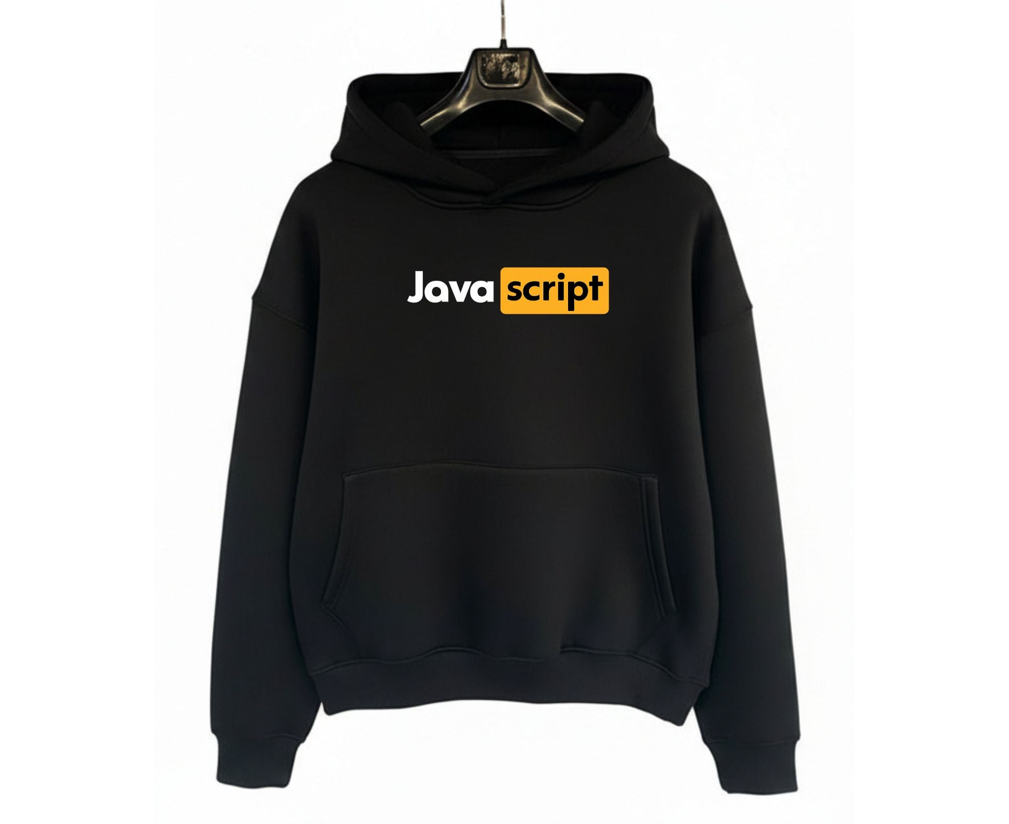 Black Over Size CMD Hoodie – Javascript