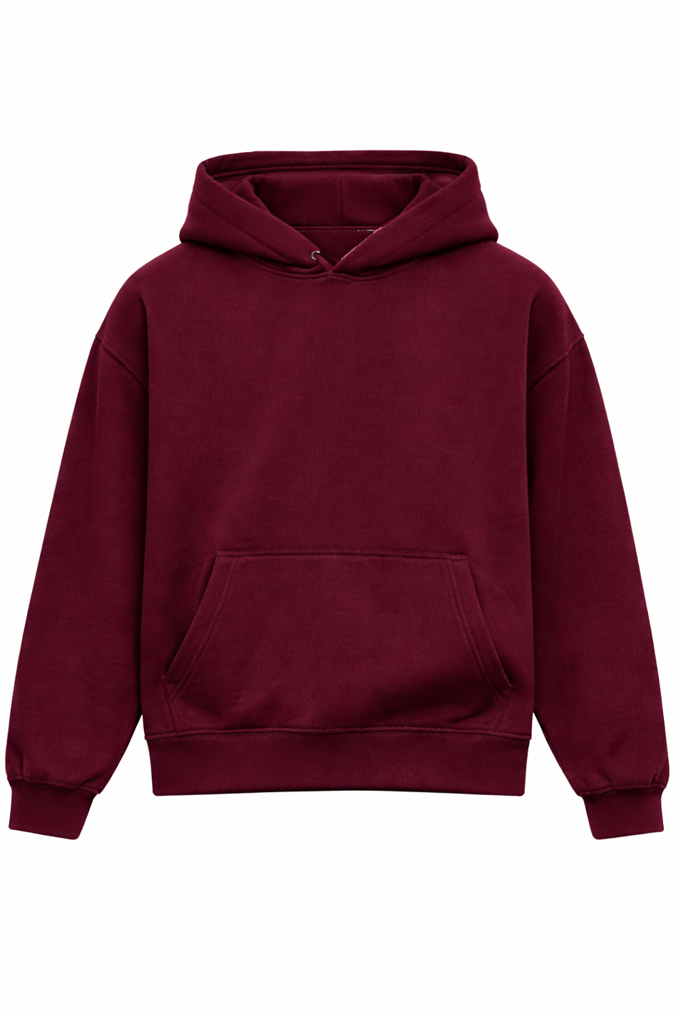 Burgundy Over Size Hoodie