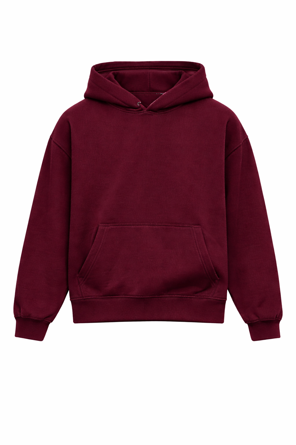 Burgundy Over Size Hoodie