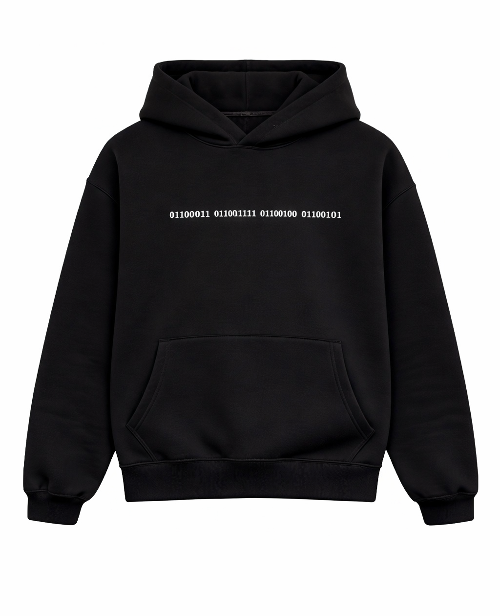 Black Over Size CMD Hoodie – Binary