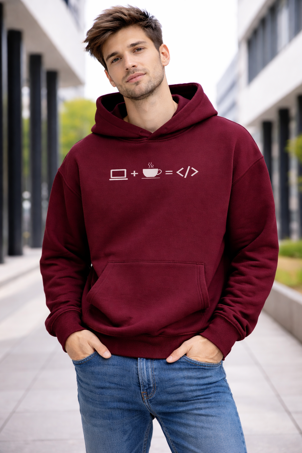 CMD Hoodie Over Size – Coding Mode