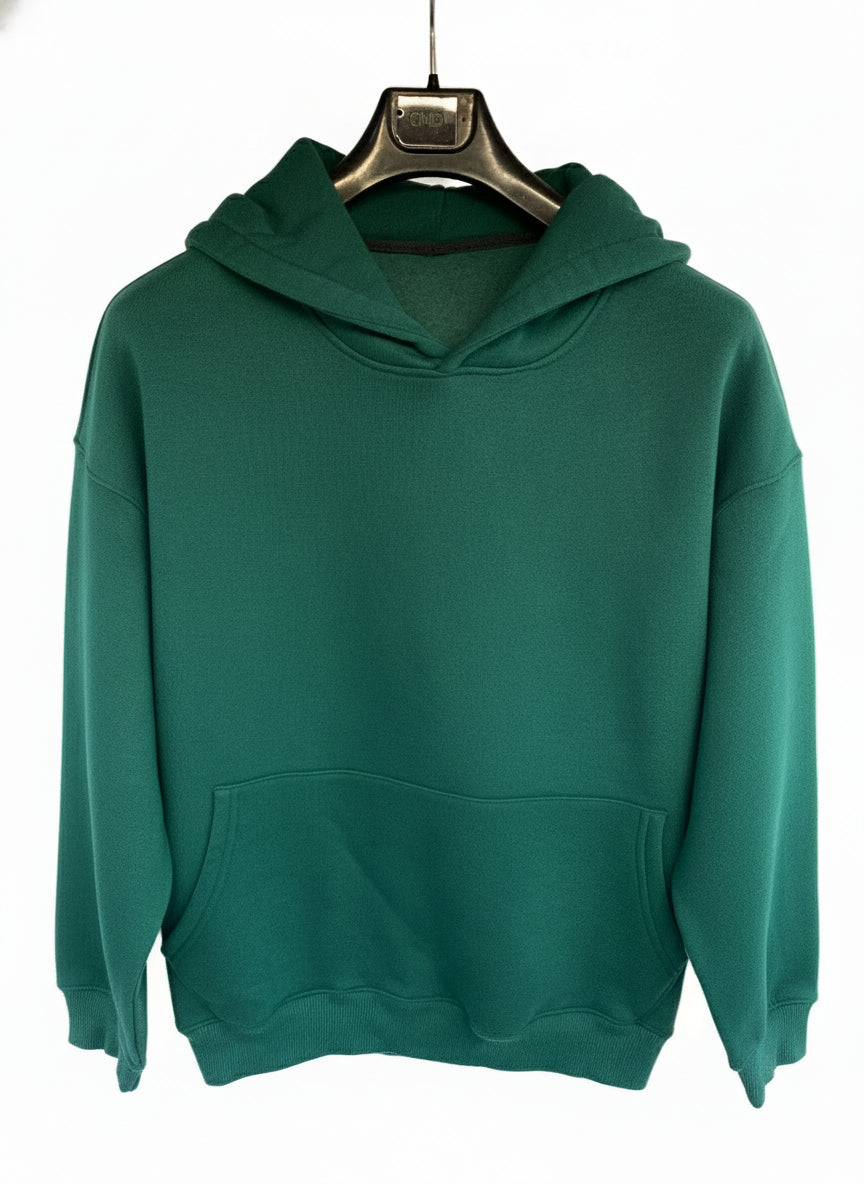 Green Over Size Hoodie