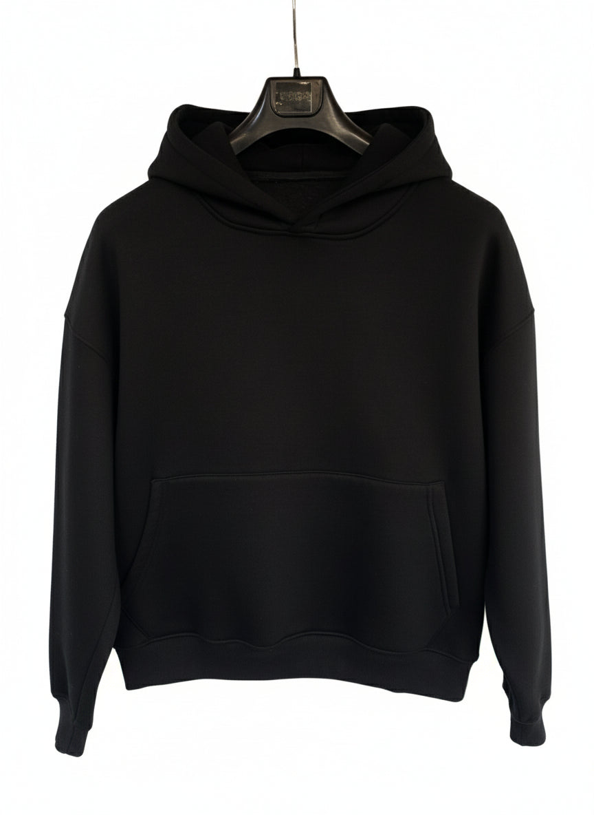 Black Over Size Hoodie