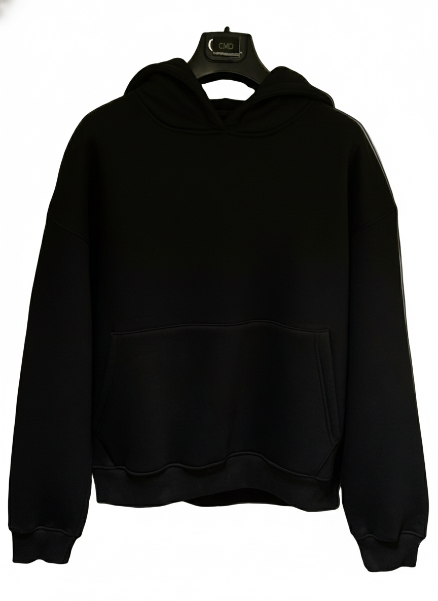 Black Over Size Hoodie