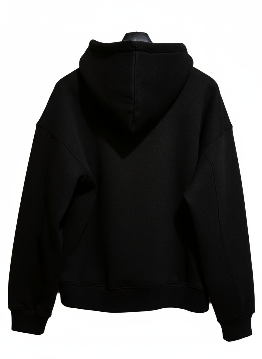 Black Over Size Hoodie