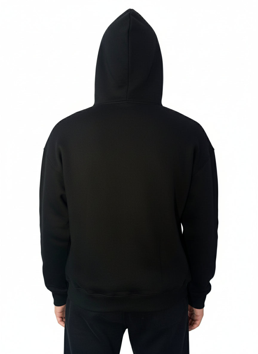 Black Over Size CMD Hoodie – Binary