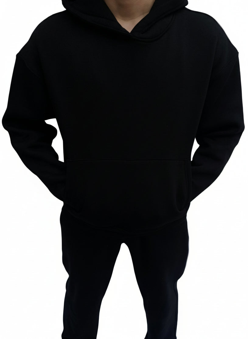 Black Over Size Hoodie